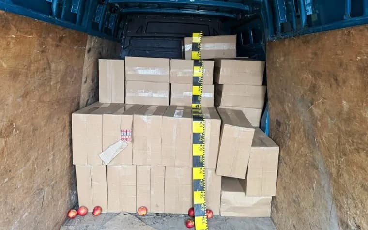 550 de mii de țigarete cu timbru moldovenesc, depistate într-un caz de contrabandă la postul vamal Lipcani – Rădăuți Prut