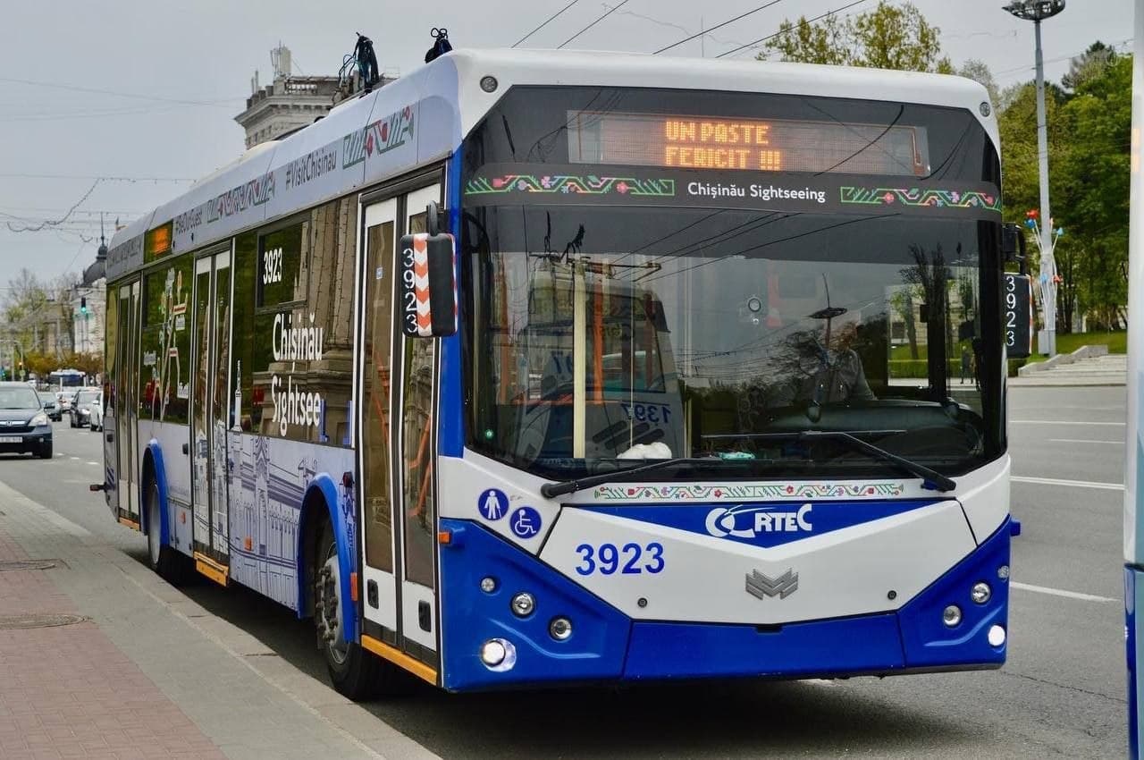 Transport public gratuit de Paște în Chișinău