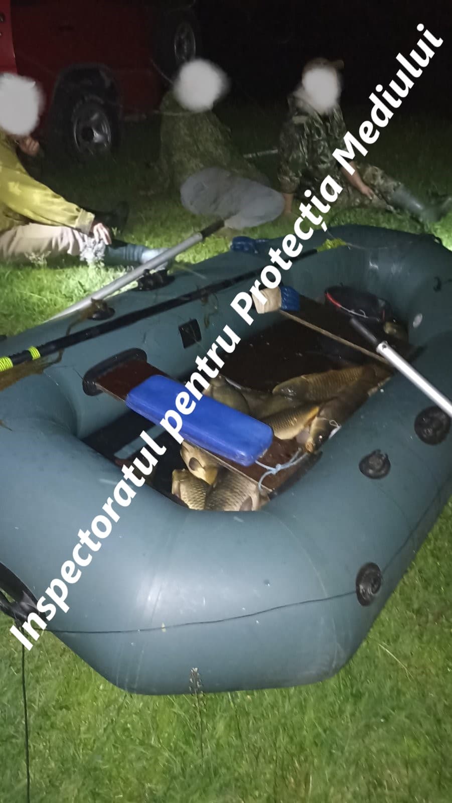 Braconaj piscicol stopat pe Nistru: trei bărbați prinși în flagrant