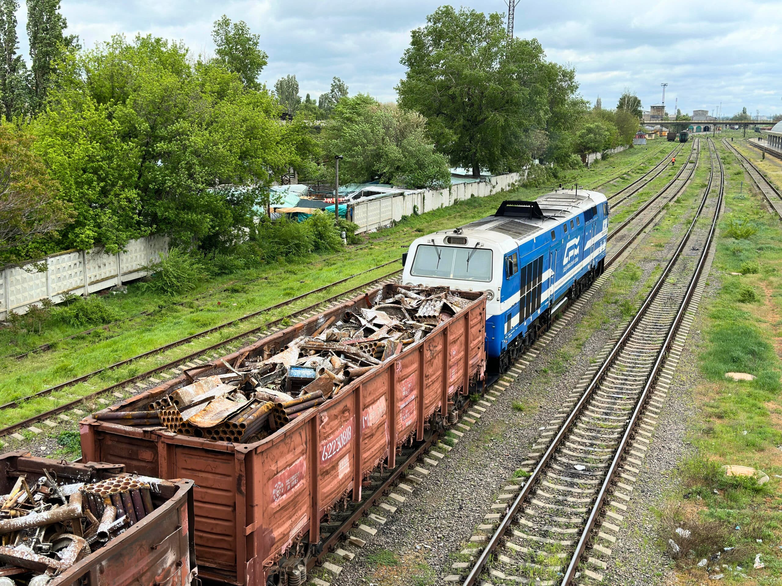 CFM a reluat transportul de fier vechi pe calea ferată, după mai mulți ani de întrerupere